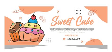 Bakery shop banner design template 39435715 Vector Art at Vecteezy