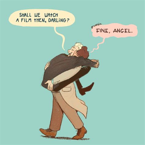 Pin By Gaia Fantasy On Good Omens Good Omens Book Cute Gay Angels