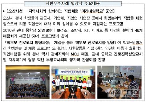 교육부 2016년 자유학기제 54편 우수사례 발표