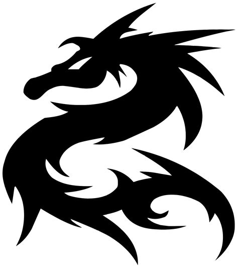 Download Sitting Dragon Tattoo Transparent Png Stickpng