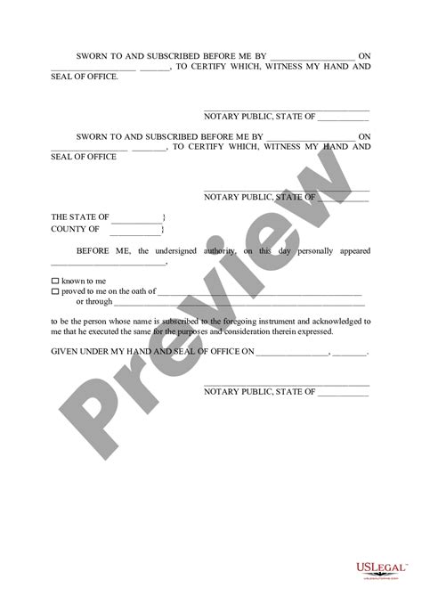 Austin Texas Non Homestead Affidavit And Designation Of Homestead