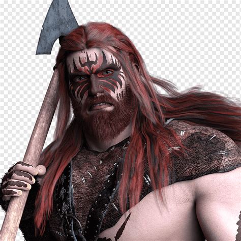 Traditional Viking Face Paint