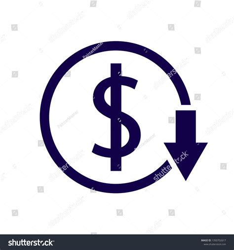 Reduce Costs Icon Money Clip Art Stock Vector (Royalty Free) 1350702617 ...