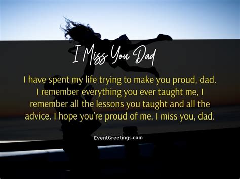 25 I Miss You Dad Quotes And Messages With Images Events Greetings