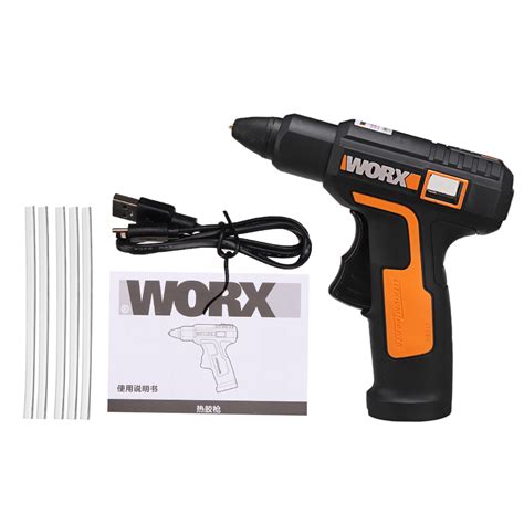 Worx WX V Electric Hot Glue Guns Rechargeable Wireless Repair Tool Heat Mini Guns W Pcs