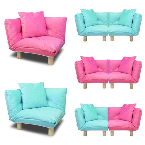 Kid Sofa Children Furniture Floor Chair Lounge Cushion W/ Cushion 1 ...