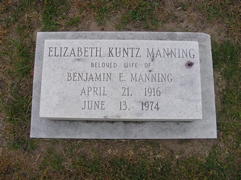 Elizabeth Chalfont Kuntz Manning Homenaje De Find A Grave