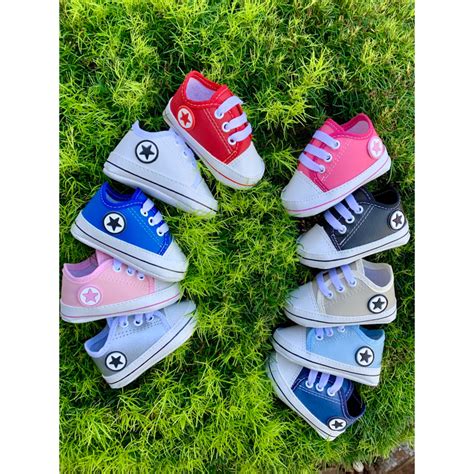 Tenis Bebe Sapatinho All Star Starzinho Estrela Shopee Brasil