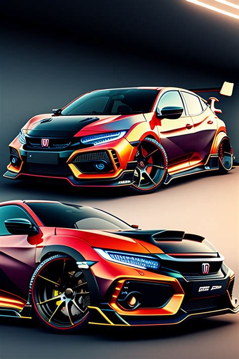 Lexica Cyberpunk Style 2022 Honda Civic Type R Cyberpunk 2077