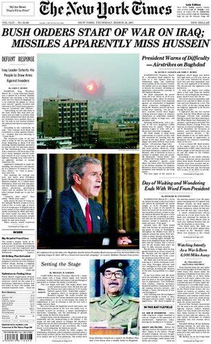 The Th Anniversary Of The Iraq War The New York Times