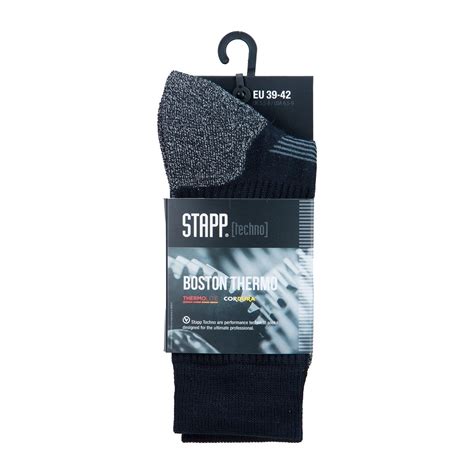 Stapp Techno Unisex Boston Thermo Werksokken 27450 Zwart 1 Paar