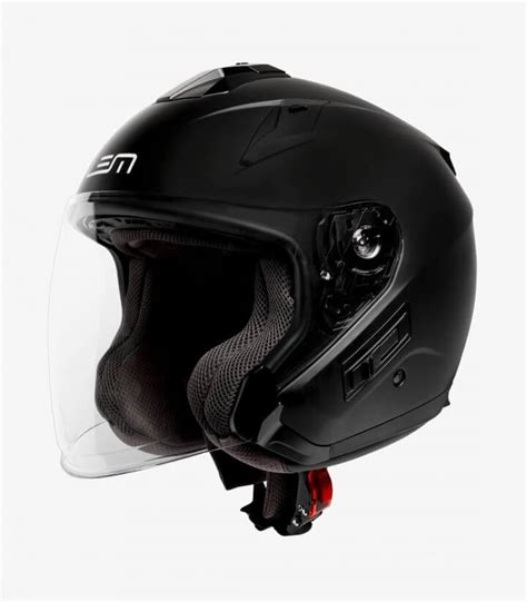 LEM Roger Custom Black Powder Matt Black Open Face Helmet