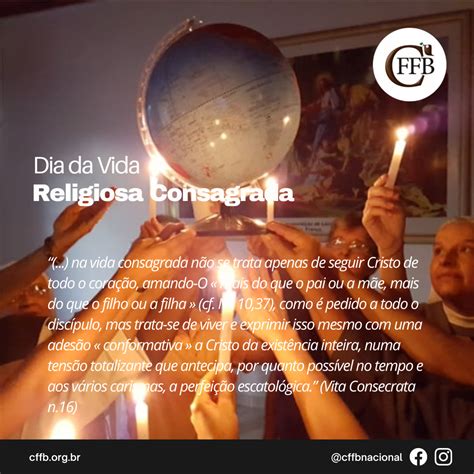 Dia da Vida Religiosa Consagrada CFFB Conferência da Família