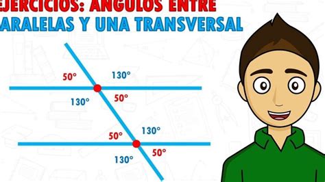 C Lculo De Ngulos Entre Rectas Paralelas Gu A Con Transversal