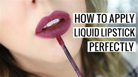 How To Apply Lipstick Perfectly