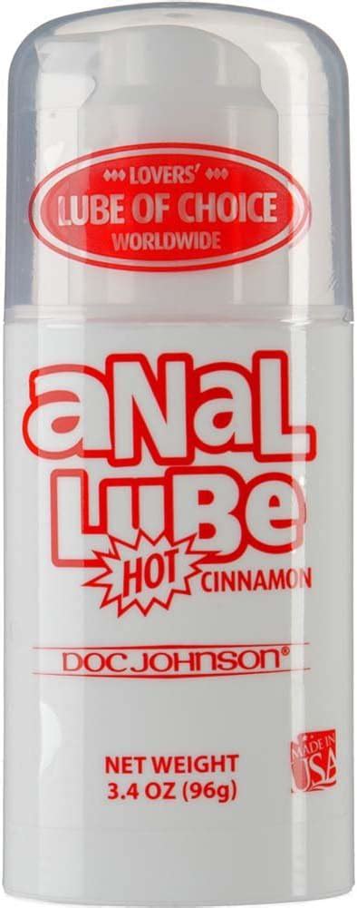 Doc Johnson Anal Lube Hot Cinnamon Helps You Get Things Up Your Butt Airless Pumping