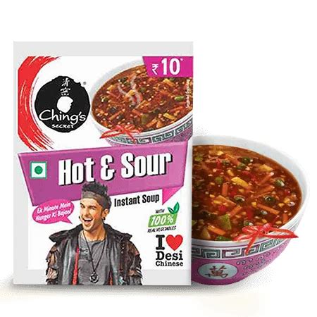 Ching S Hot Sour Instant Soup G Blended Vegetable Soup वजटबल सप Quick Pantry Dhar