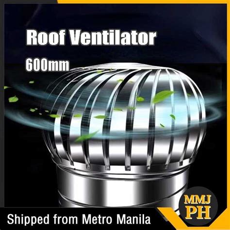 Stainless Steel 304 Roof Ventilator Wind Turbines Air Vent Attic Ventilator 300mm 600mm