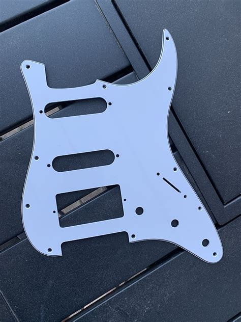 Warmoth Stratocaster Pickguard 2022 Whiteblackwhite Reverb