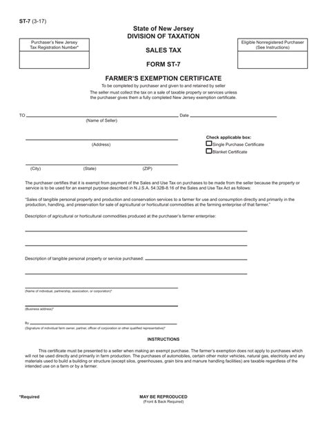 Form St 7 Fill Out Sign Online And Download Fillable Pdf New Jersey Templateroller