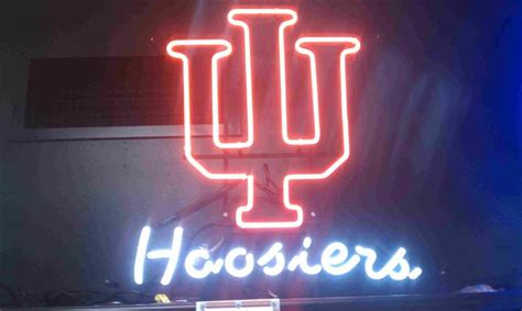 Indiana Hoosiers University Mascot Neon Light Lamp Sign – neonsign.us