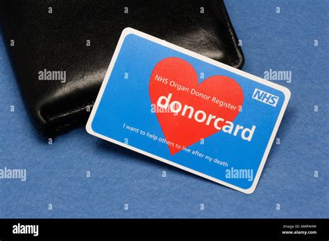 Donor card hi-res stock photography and images - Alamy