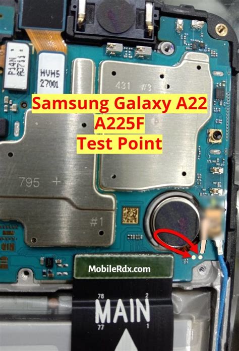 Samsung Galaxy A22 A225F Test Point To Remove Pattern FRP And Flashing