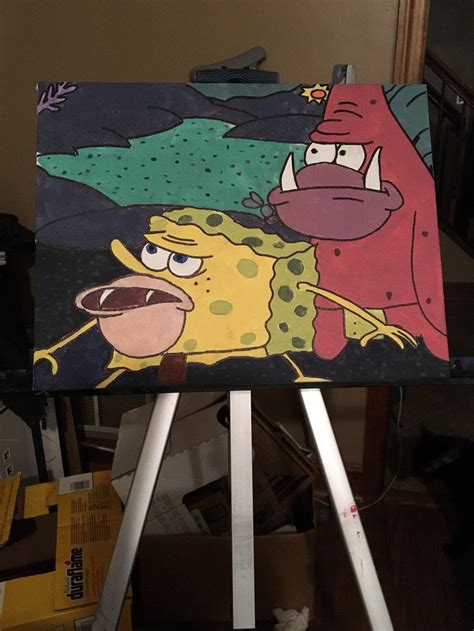 Spongebob Caveman by katiekotok on DeviantArt