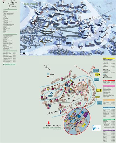 Belle Plagne map - Ontheworldmap.com