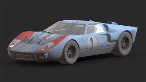 Ford Gt40 Mk Ii Download Free 3d Model By Jeroldina 0be4262 Sketchfab