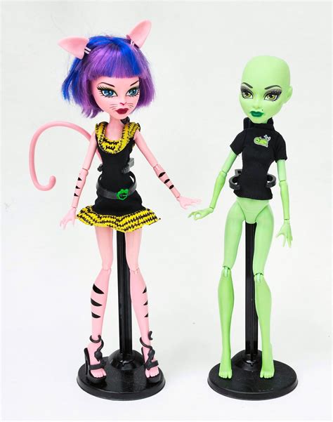 Monster High Doll Set Create a Monster Starter Pack Cat and Witch for ...