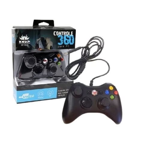 Controle Joystick Knup Kp Preto Shopee Brasil