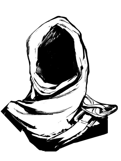 Hooded Figure Drawing | Free download on ClipArtMag