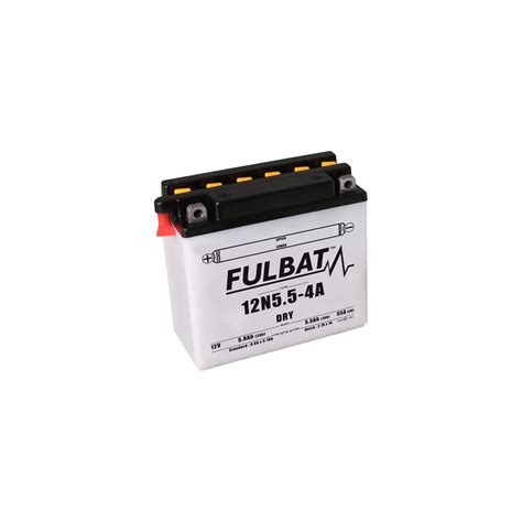 BATTERIE MOTO FULBAT DRY 12N5 5 4AF 12V 5 8AH 55A Batteries Motos