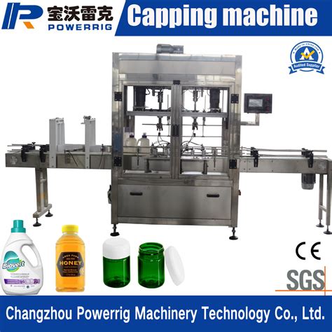 High Performance Food Oil Bottle Capping Machine With SGS And Ce