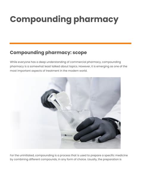 Ppt Compounding Pharmacy Scope Powerpoint Presentation Free