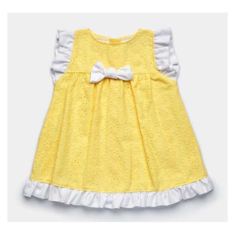 Juliana Summer 2022 Baby Girl Yellow Dress