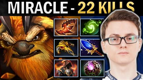 Earthshaker Gameplay Miracle With 22 Kills And Refresher Ringmaster