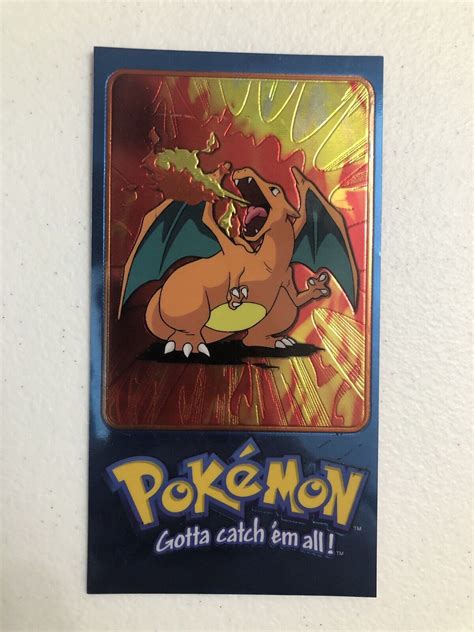 Pokemon Topps TV Animation Edition Series 2 Box Topper CHARIZARD 5 Of 5