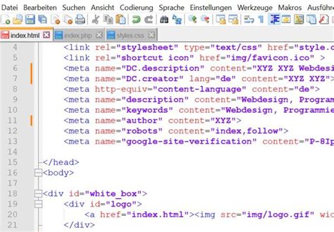 Html Editor Html Einfach De