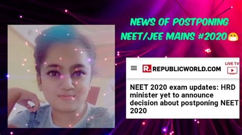 Neet Jee Mains 2020 Updates Youtube