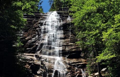 See The Tallest Waterfall In New Hampshire In The White Mountains