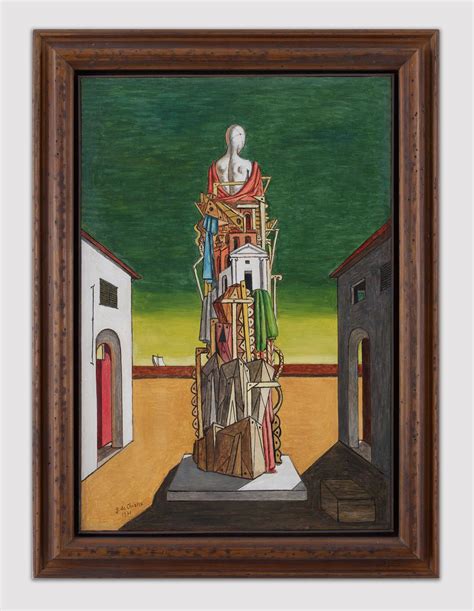 Il Grande Metafisico By Giorgio De Chirico Oil On Canvas X