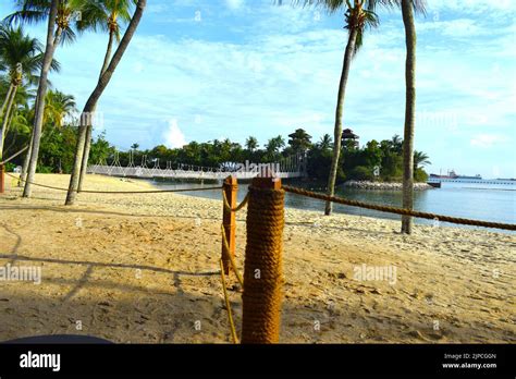 Palawan Beach on Sentosa Island Stock Photo - Alamy