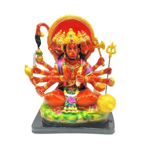 Fiber Panchmukhi Hanuman For Temple Size 13 CM At Rs 2560 In Mumbai