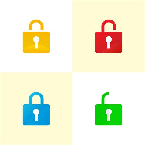 lock logo vector template illustration 42408733 Vector Art at Vecteezy