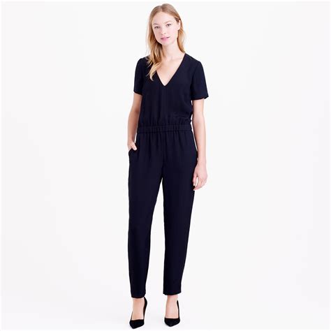 J Crew Collection Jumpsuit In Black Lyst