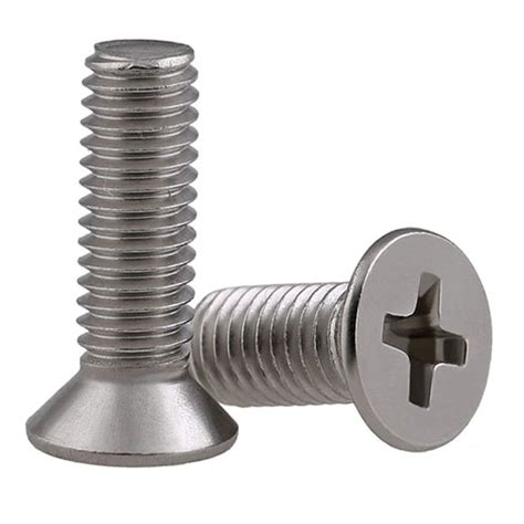 Stainless Steel DIN 7982 Cross Countersunk Flat Head Self Tapping Screw