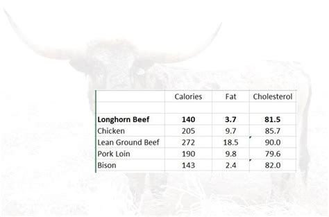 Longhorn Beef Nutritional Information Besto Blog