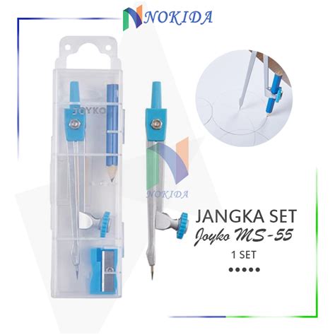 Jual Nokida Jangka Set Math Joyko MS 55 Pensil Mekanik Alat Tulis